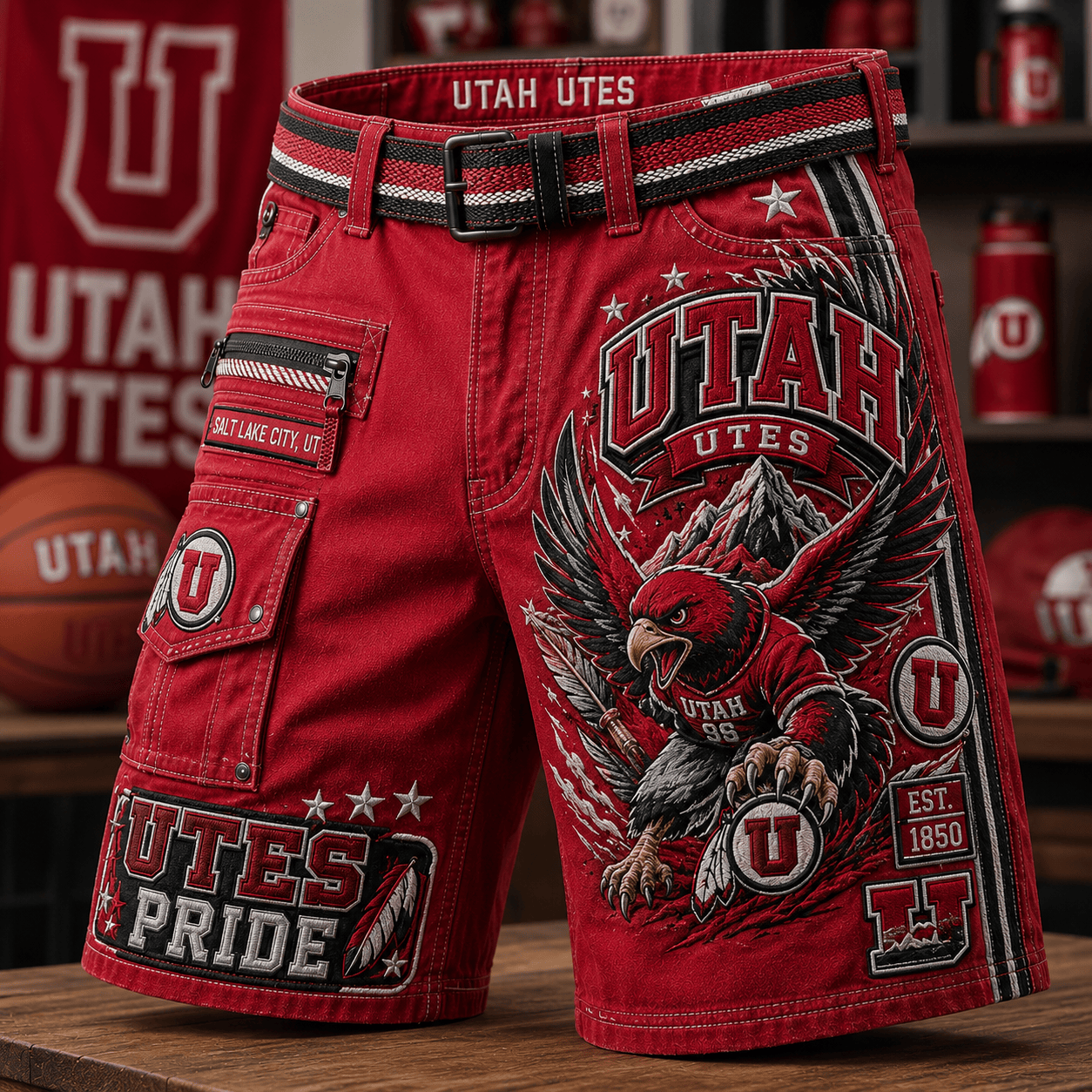 Premium UTAH Casual Shorts HQH