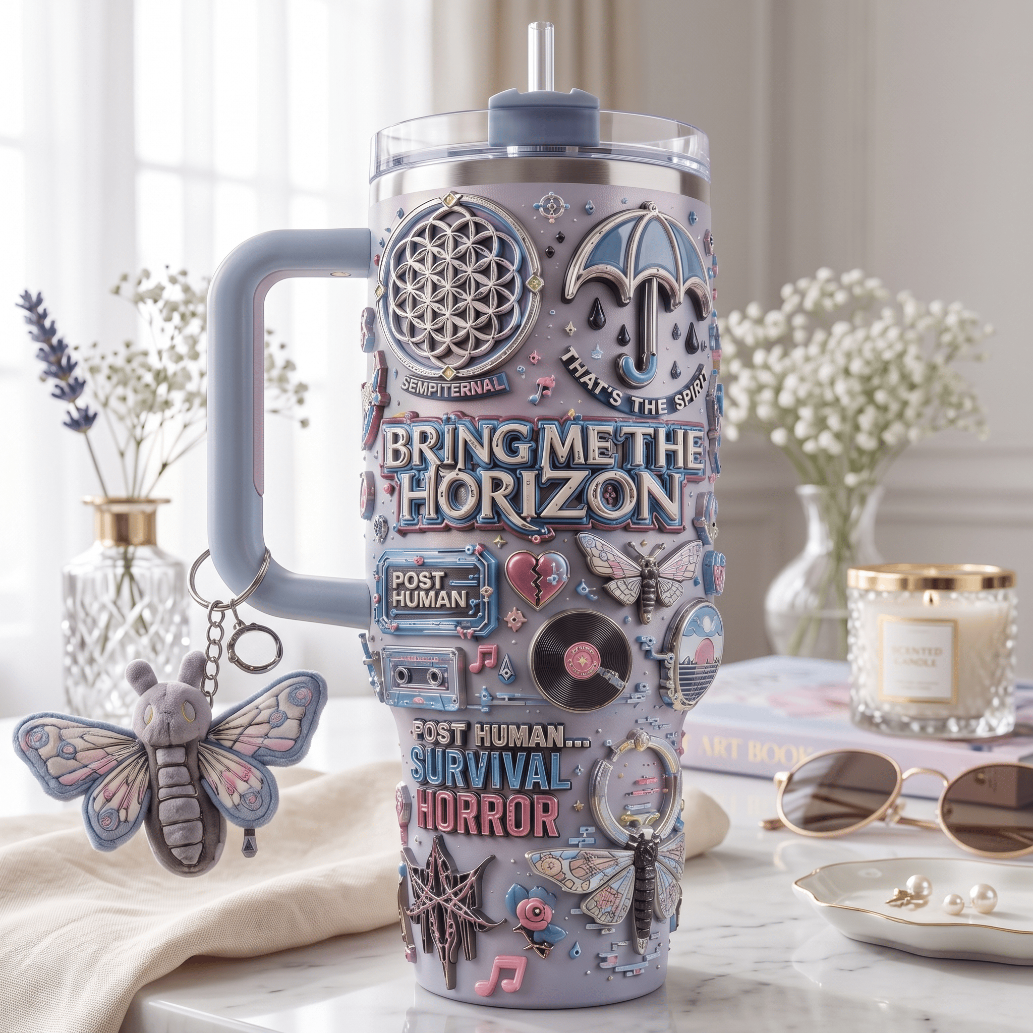 BMTH 40oz Tumbler With Handle HTTT